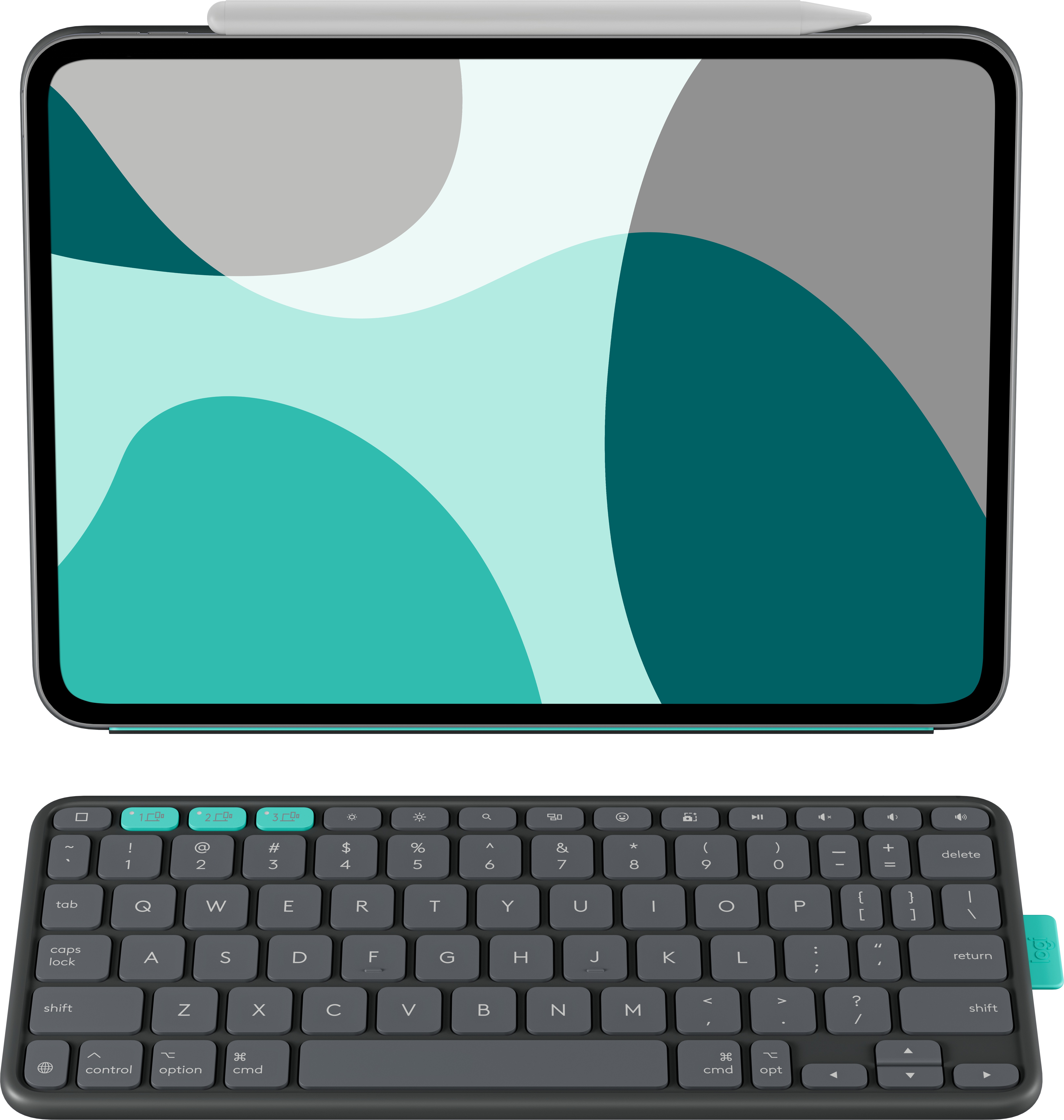 Logitech Flip Folio pre iPad Pro (M4)/Air (M2/M3/5th Gen) 11" Graphite – US INTL