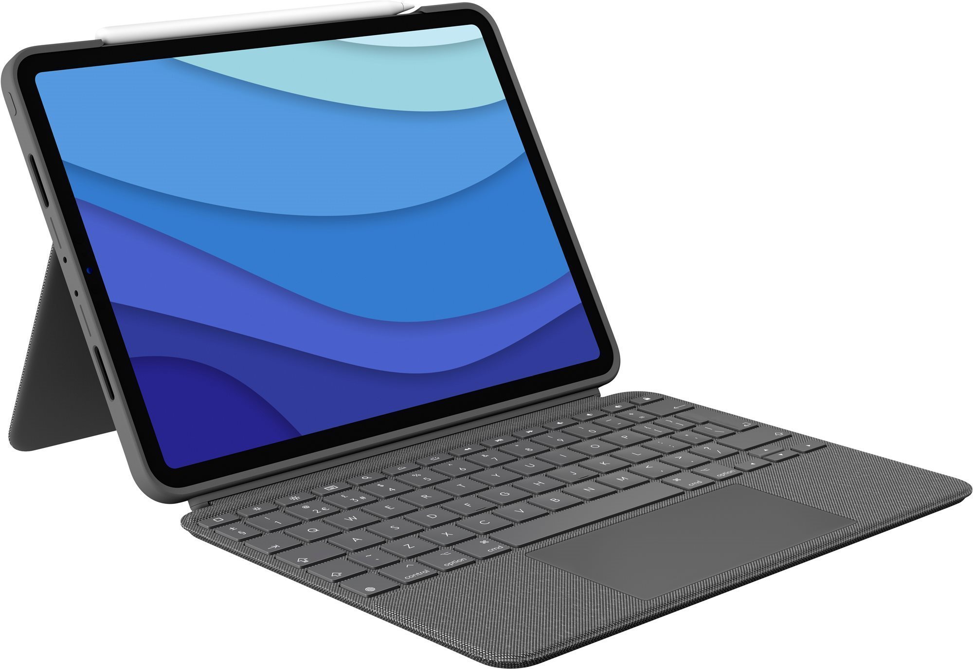Logitech Combo Touch na iPad Pro 11" (1., 2., 3. a 4. Gen), sivá – US INTL