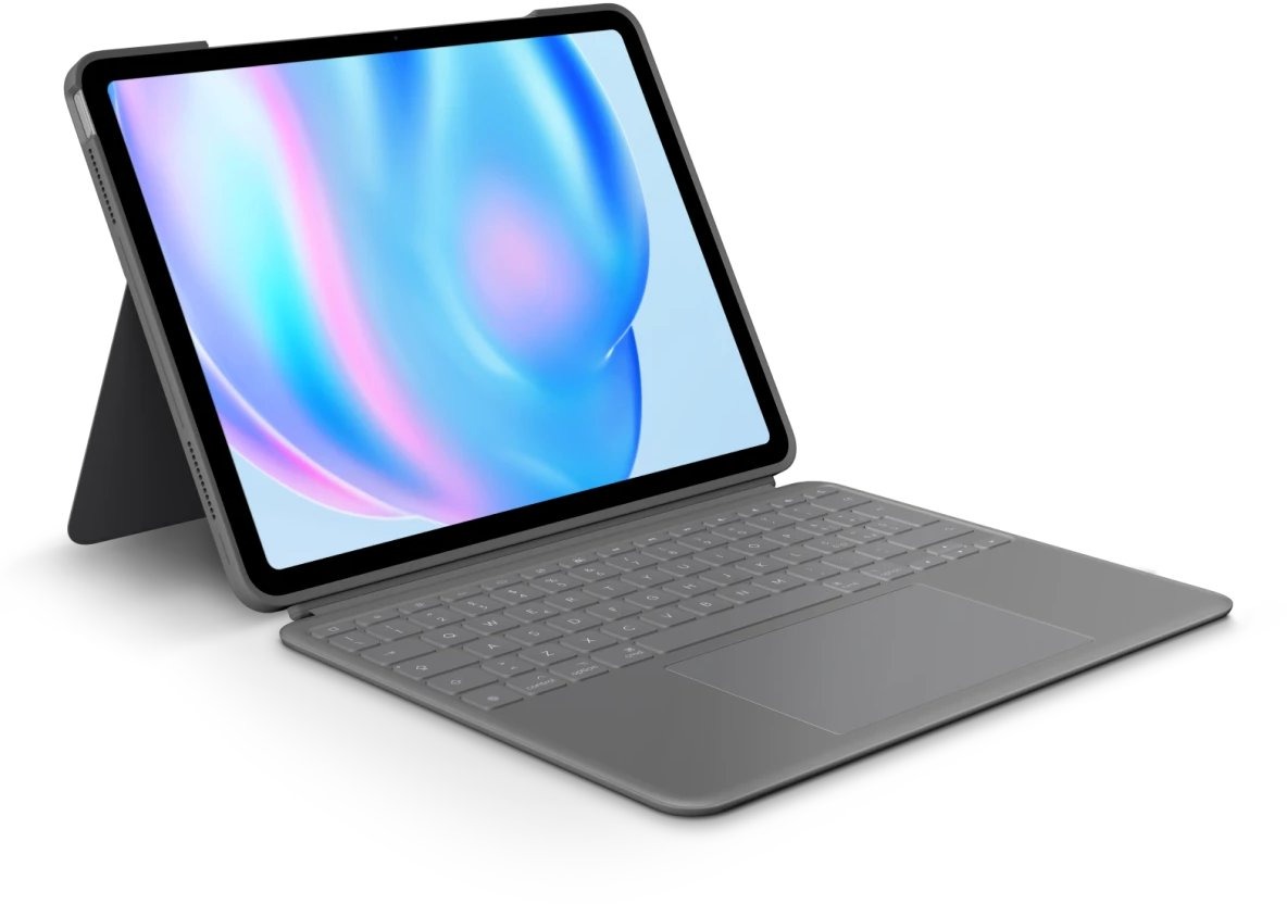 Logitech Combo Touch na iPad Air 11" (M2), Oxford Grey – US INTL