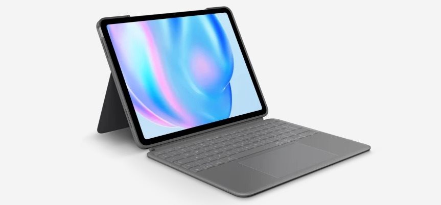 Logitech Combo Touch na iPad Air 13" (M2), Oxford Grey – US INTL