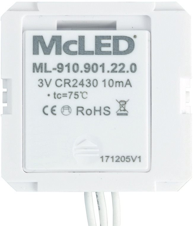 McLED RF ovládač do inštalačnej skrinky, 1 zóna