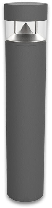 McLED LED svietidlo Eris, 8 W, 3000 K, IP65, sivá farba