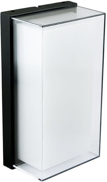 McLED LED svietidlo Ether, 9 W, 4000 K, IP65, čierna farba