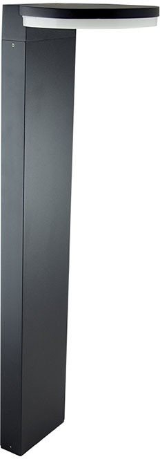 McLED LED svietidlo Framus P, 9 W, 3000 K, IP65, čierna farba