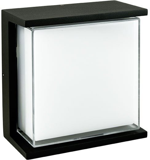 McLED LED svietidlo Leon, 10 W, 3000 K, IP65, čierna farba