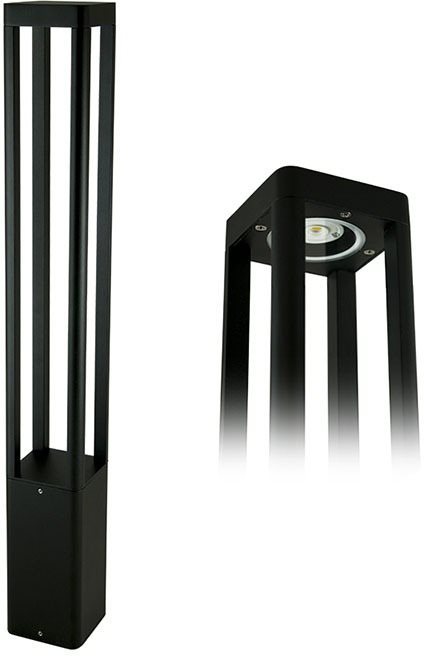 McLED LED svietidlo Rhea, 7 W, 4000 K, IP65, čierna farba