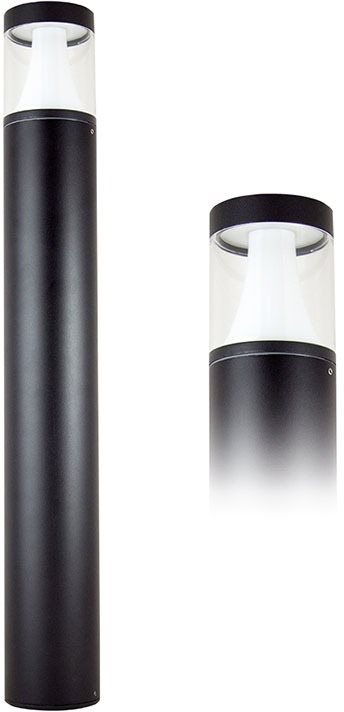 McLED LED svietidlo Thea, 9 W, 4000 K, IP65, čierna farba