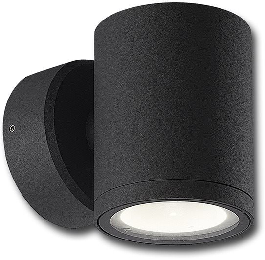 McLED LED svietidlo Verona R, 7 W, 4000 K, IP65, čierna farba