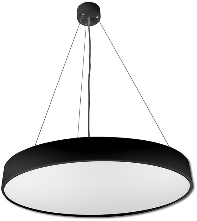 McLED LED závesné svietidlo Nova R 600, 60 W, 3000 K, čierna farba svietidla