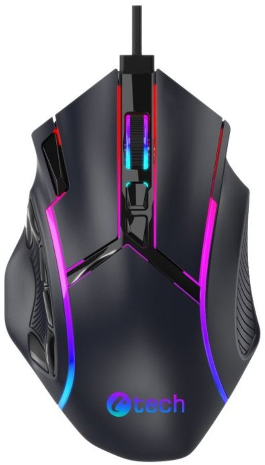 C-TECH Akali (GM-15), 12 800 DPI, RGB podsvietenie, USB
