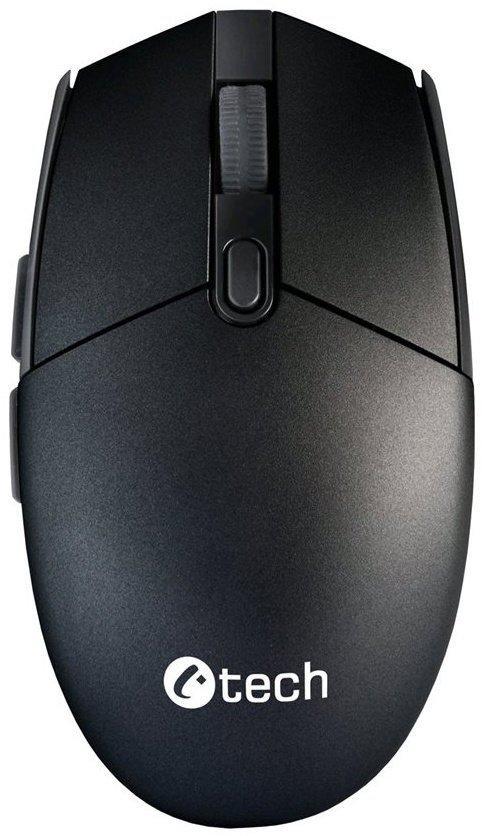 C-TECH WLM-06S Silent Click, čierno-grafitová