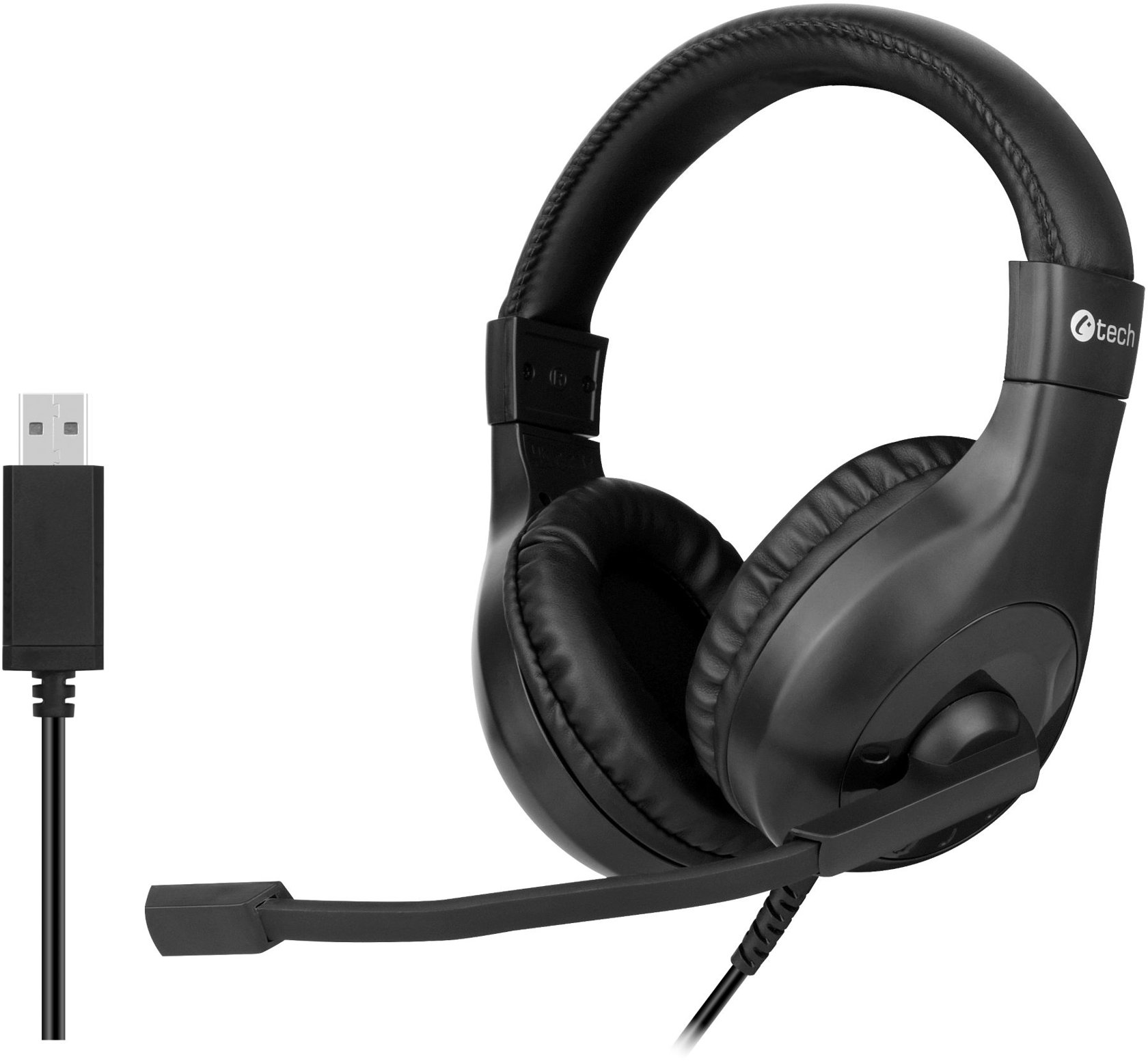 C-TECH MHS-05U, USB čierne