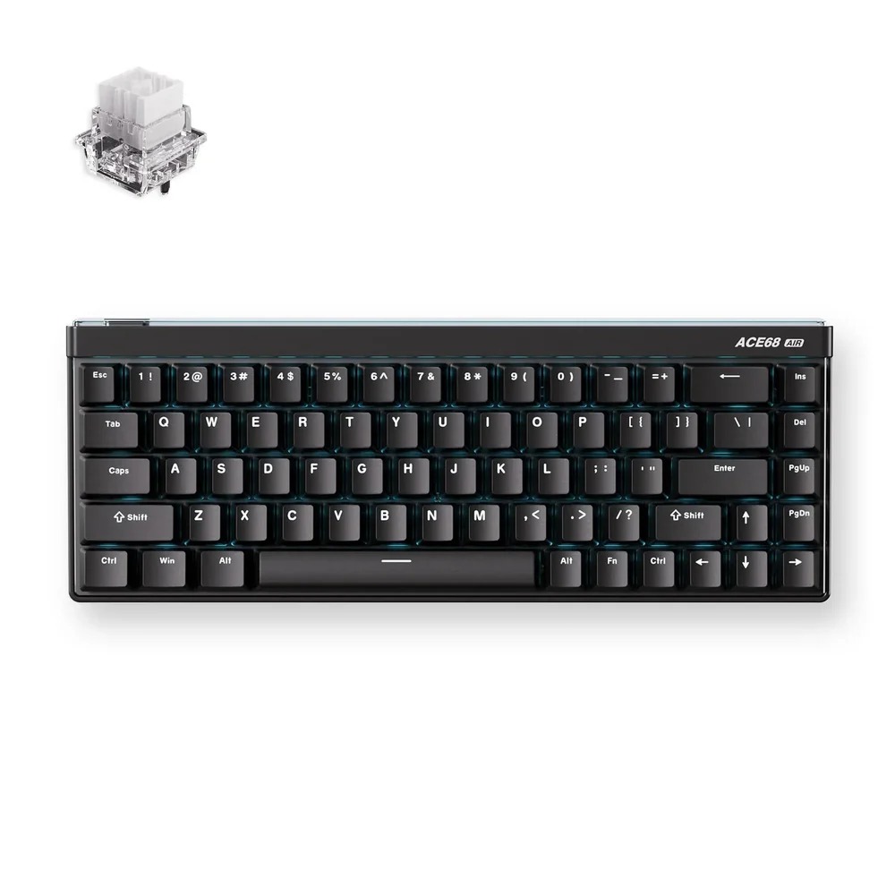 MCHOSE Ace 68 Air (Esports) Hall Effect Mount Tai Magnetic Switch – Aurora Black