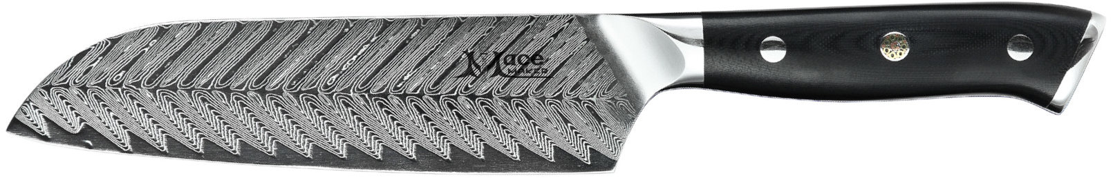 MaceMaker ELEGANTE SANTOKU SanMai Damaškový Kuchynský nôž