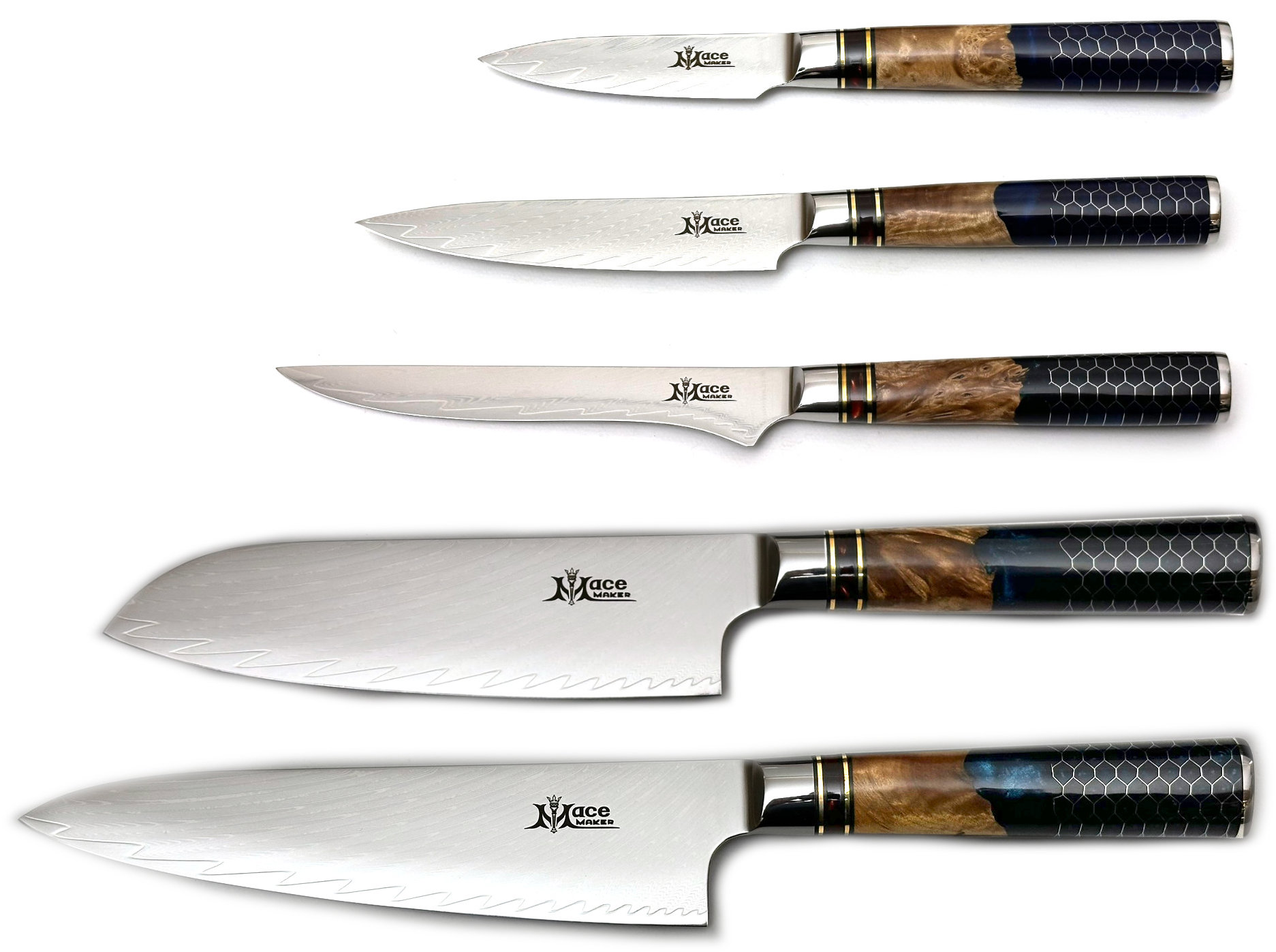 MaceMaker VERONA SanMai Kuchynské nože 5 ks