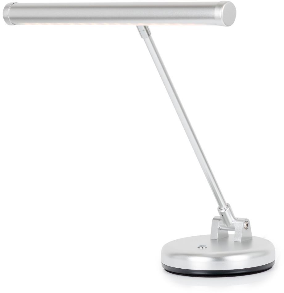 Proline Klavírna LED lampička Deluxe strieborná