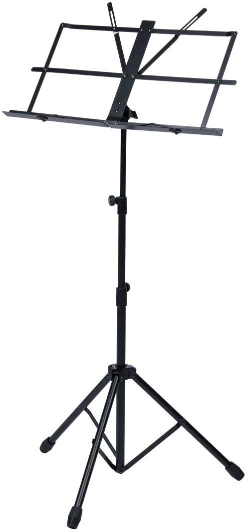 Malatec Stojan na noty 123 cm čierny