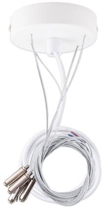 McLED Závesná súprava na svietidlá Casablanca 36, 1,2 m, biela rozeta