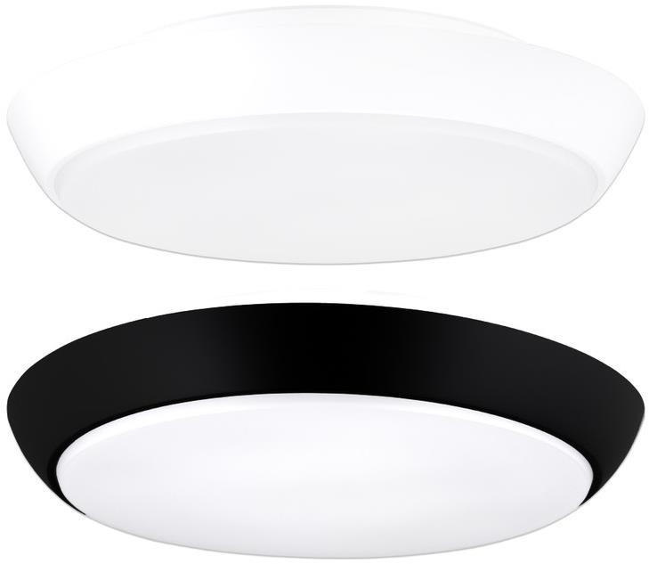 McLED LED svietidlo Safir 15 W, 3000 K – 6000 K, 8 W – 15 W, čierne aj biele, IP54