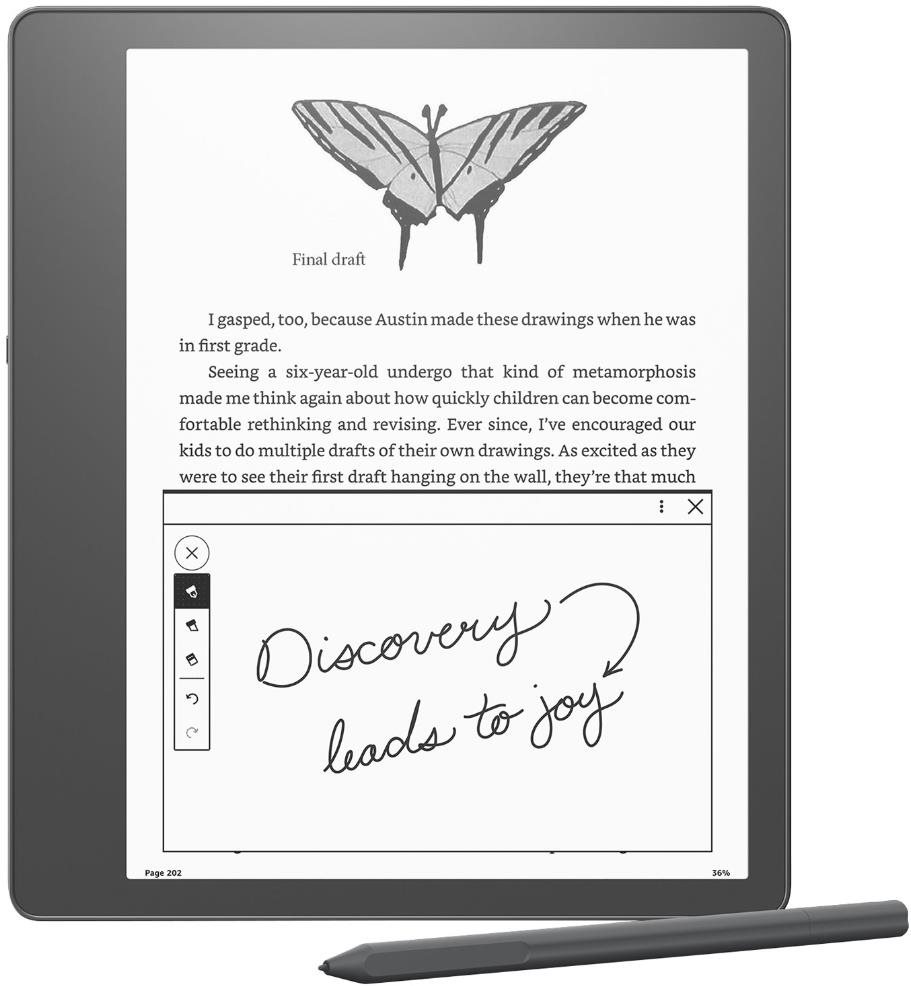 Amazon Kindle Scribe 2022 16 GB sivý s prémiovým perom