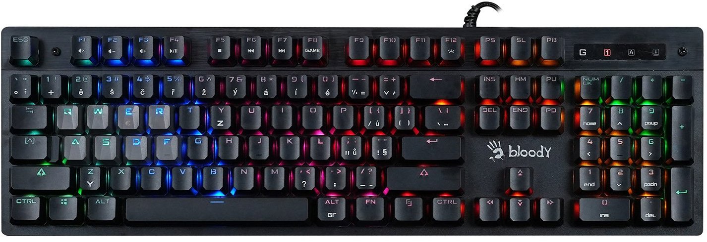 A4tech Bloody B500N Mecha-Like Switch, USB, čierna – CZ