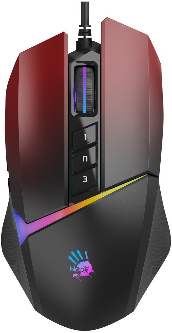A4tech Bloody W60 Max Activated, čierna/červená