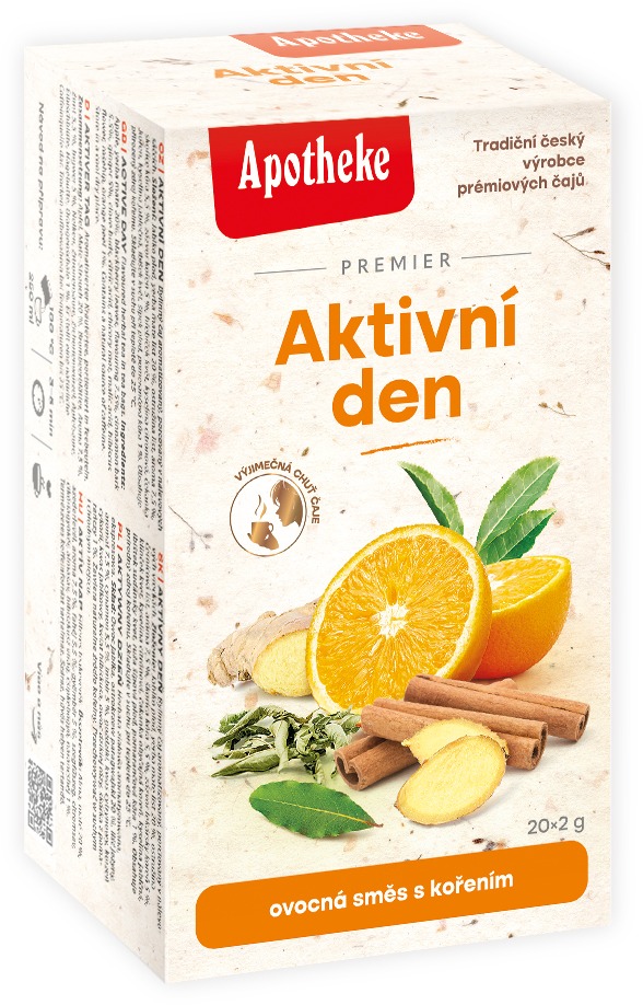 Apotheke Aktívny deň čaj 20× 2 g