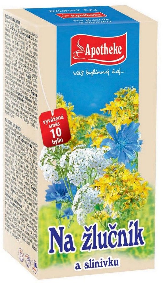 Apotheke Na žlčník a slinivku čaj 20× 1,5 g