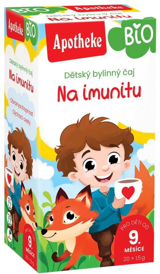 Apotheke DETSKÝ ČAJ BIO Na imunitu 20× 1,5 g
