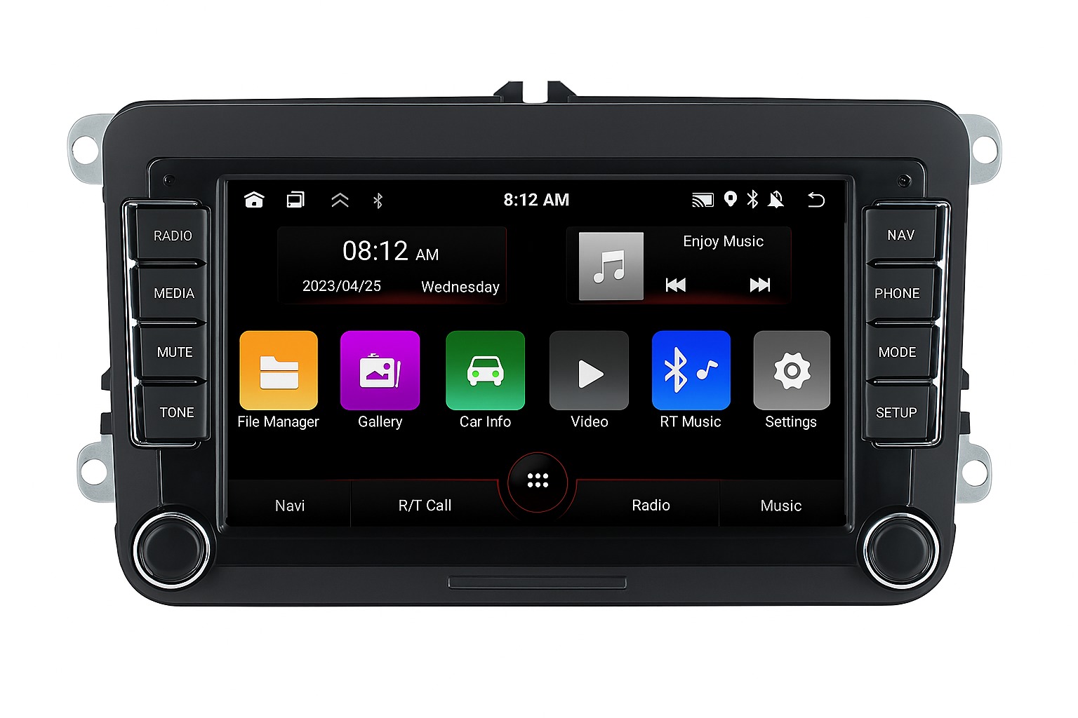 Mekede Autorádio VW Volkswagen, Škoda, Seat s CarPlay, Android Auto, Handsfree, Bluetooth, USB, GPS