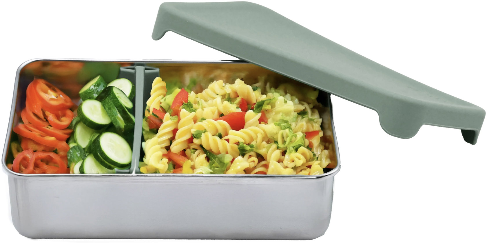 Melii Antikorový Bento box 740 ml so silikónovým vekom zelený