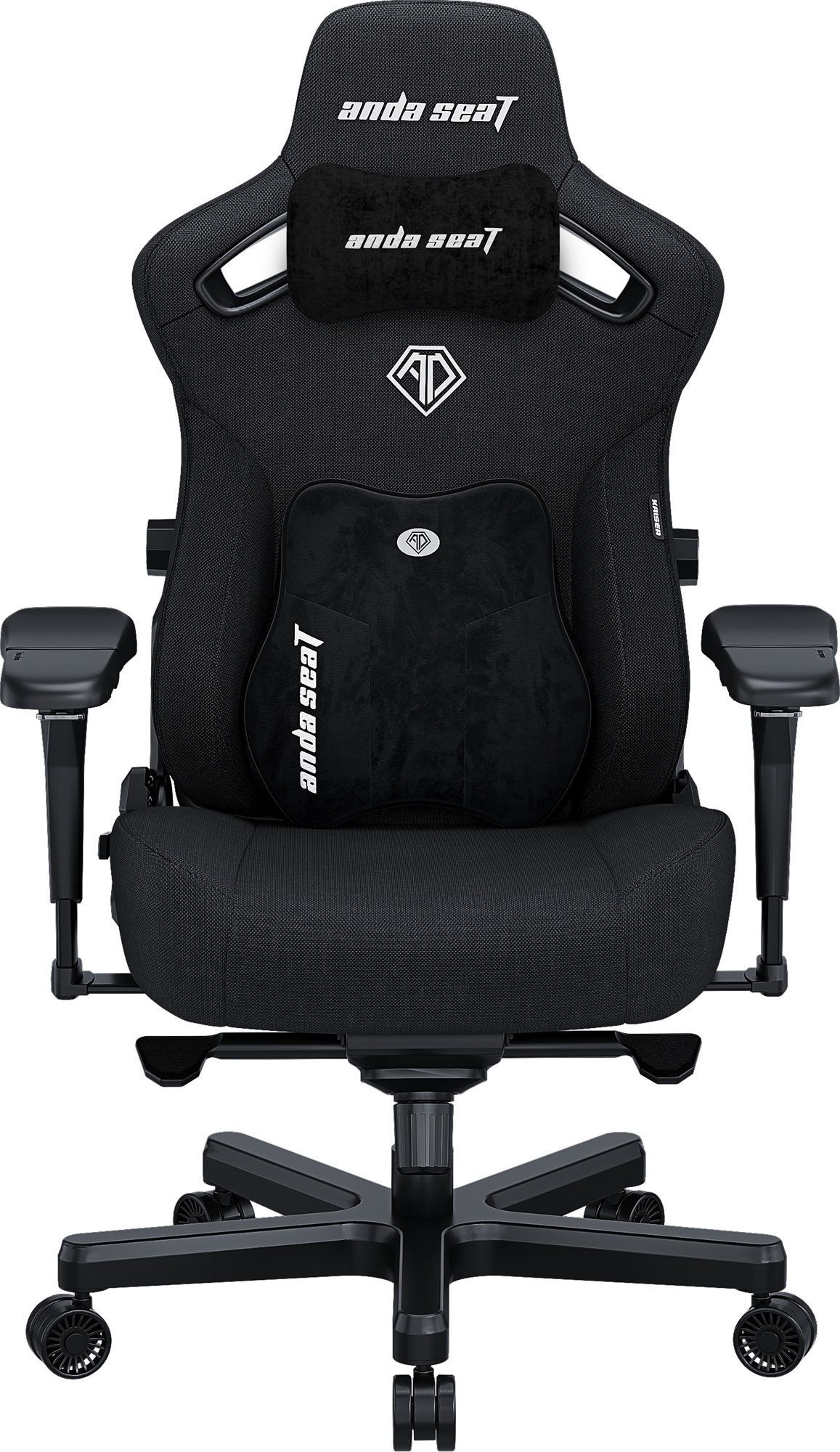 Anda Seat Kaiser 3 Pro Premium Gaming Chair – XL size Black Fabric