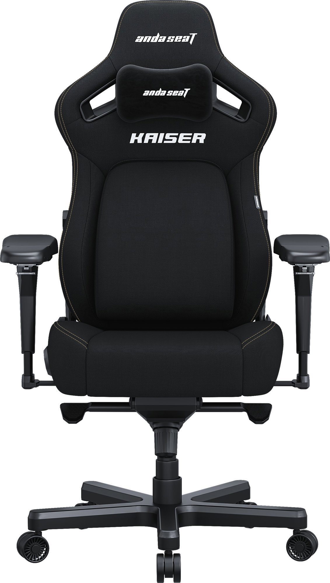 Anda Seat Kaiser 4 Premium Gaming Chair – XL size Black Fabric