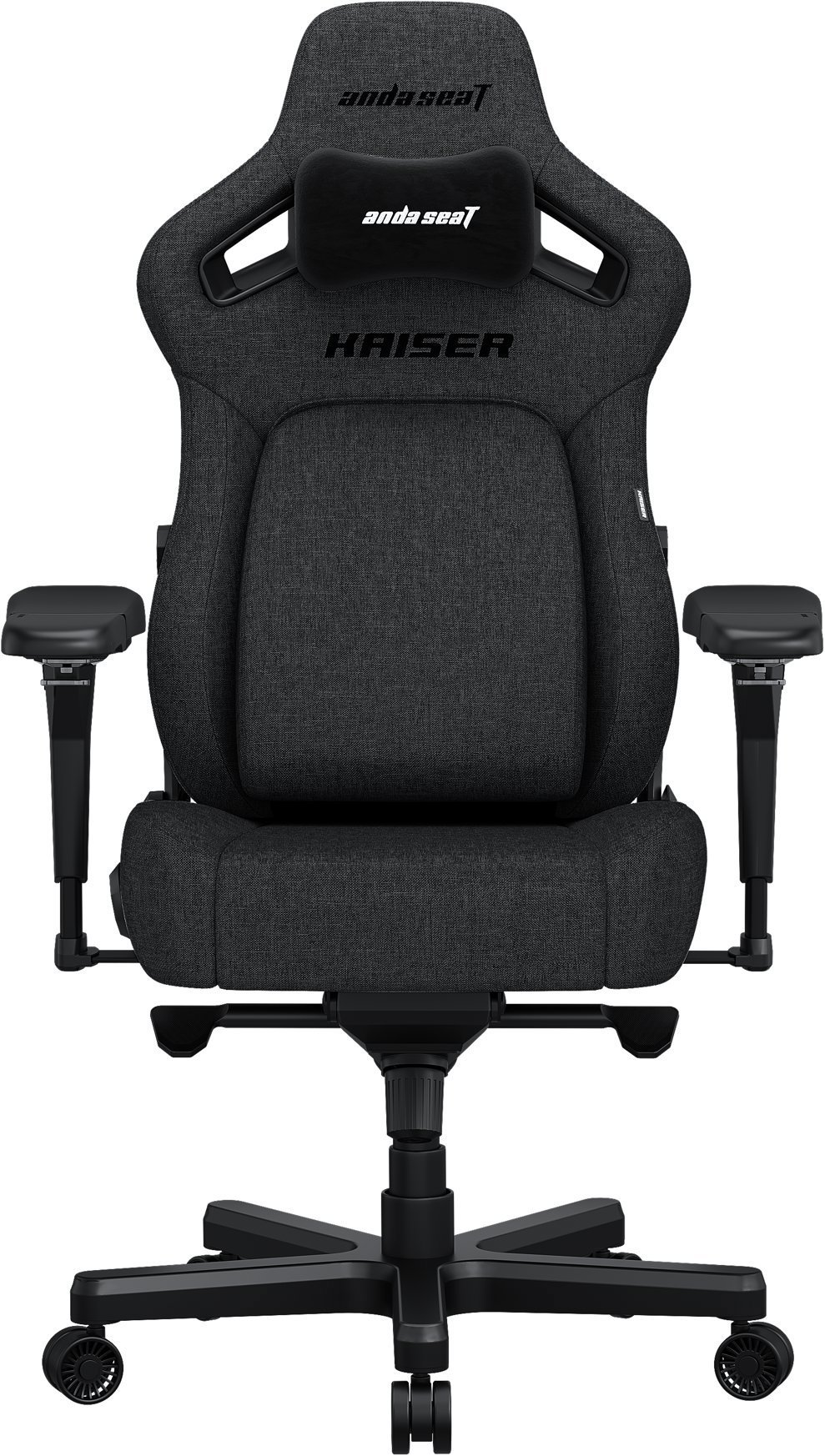 Anda Seat Kaiser 4 Premium Gaming Chair – L Size Dark Grey Fabric
