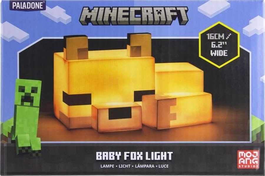 Minecraft: Fox – 3D lampa