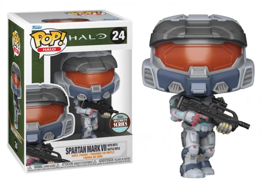 Funko Pop! Halo Spartan Mark VII with Weapon Specialty Series 24