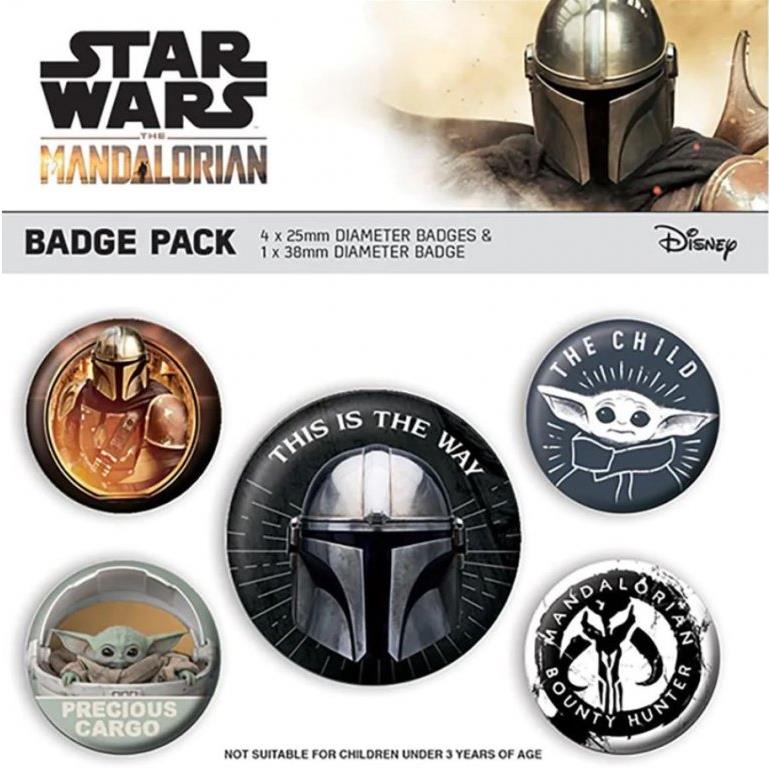 Star Wars The Mandalorian: This Is The Way – sada 5 odznakov