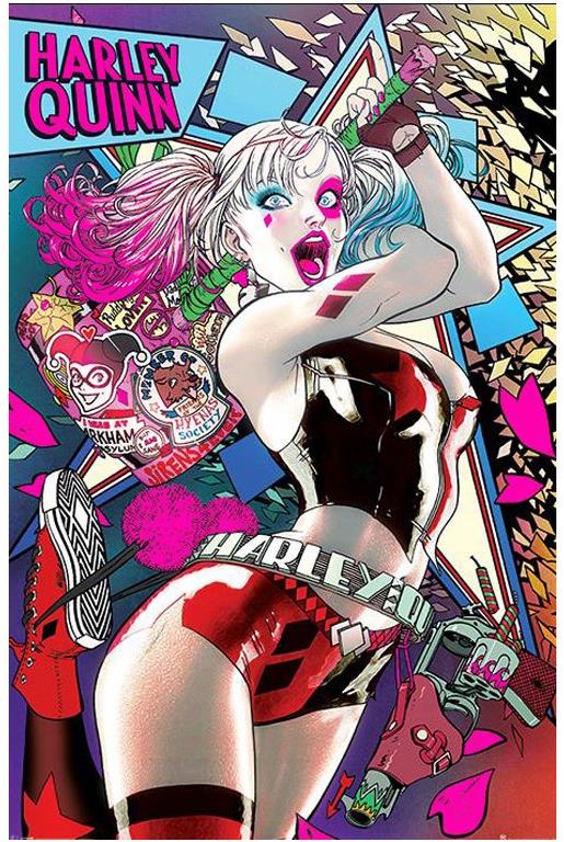 DC Comics Batman Harley Quinn Neon