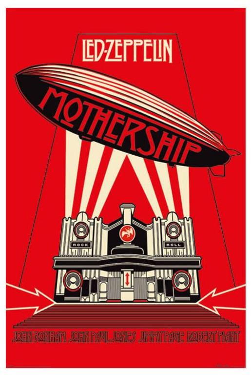 Led Zeppelin Mothership Red