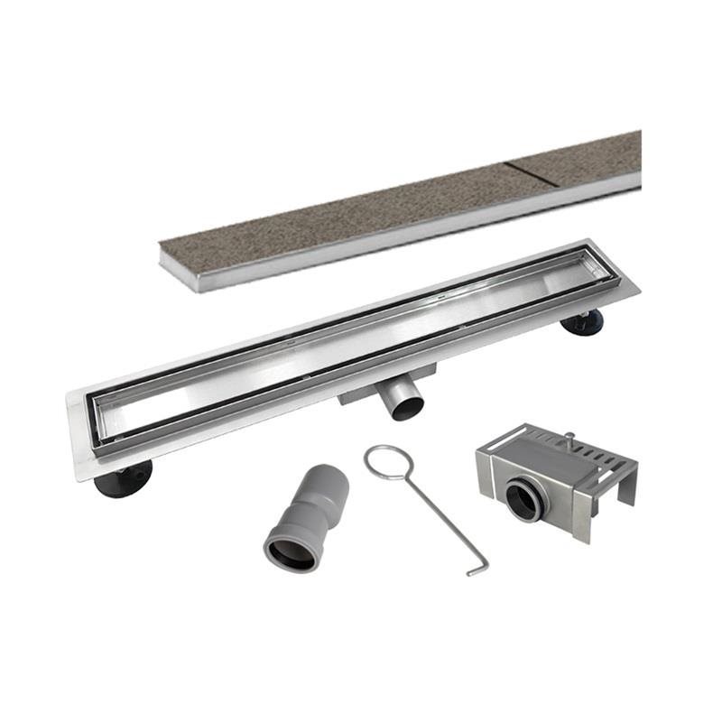 Mereo Odtokový sprchový žľab 90 cm, rošt TILE