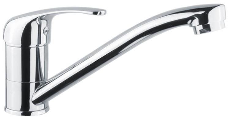 Mereo Drezová stojanková batéria, Lila, s ramienkom plochým 170 mm, chróm