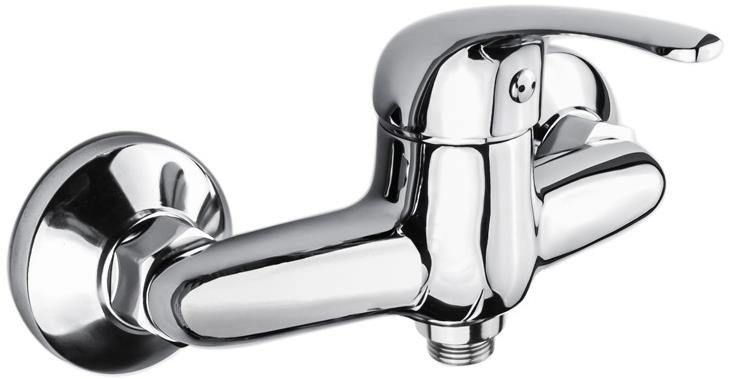 Mereo Sprchová nástenná batéria, Lila, 150 mm, bez príslušenstva, chróm