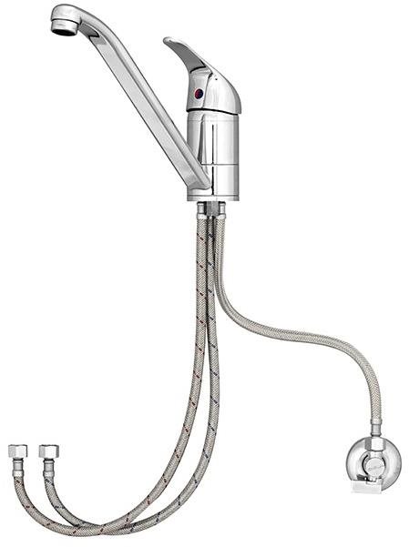 Mereo Drezová stojanková batéria, pre nízkotlakové ohrievače, ramienko 160 mm, chróm