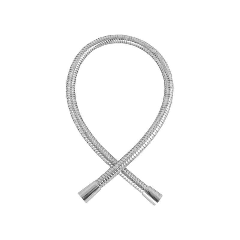 MEREO Sprchová hadica dvojzámková 55 cm, prepojovacia, nehrdzavejúca oceľ