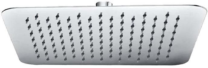 MEREO Tanierová sprcha horná, Slim, hranatá 300 × 300 mm, s kĺbom, nerez