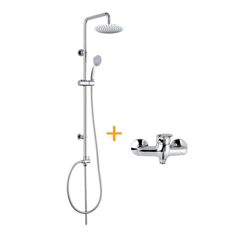 MEREO Sprchová súprava Sonáta a sprchová batéria Sonáta 150 mm