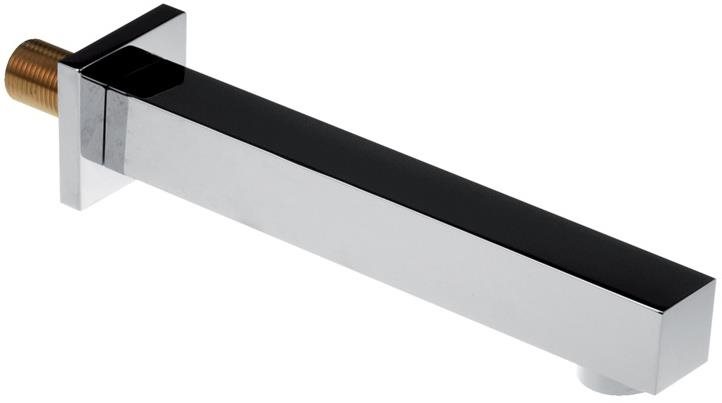 MEREO Vaňová hubica výtoková, Quatro, pochrómovaná mosadz