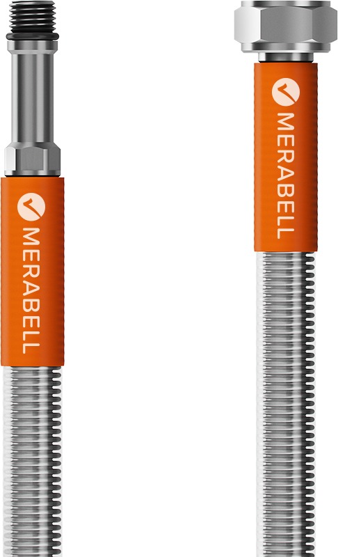 Merabell Aqua G3/8" – M10 × 1, dlhý závit, 70 cm