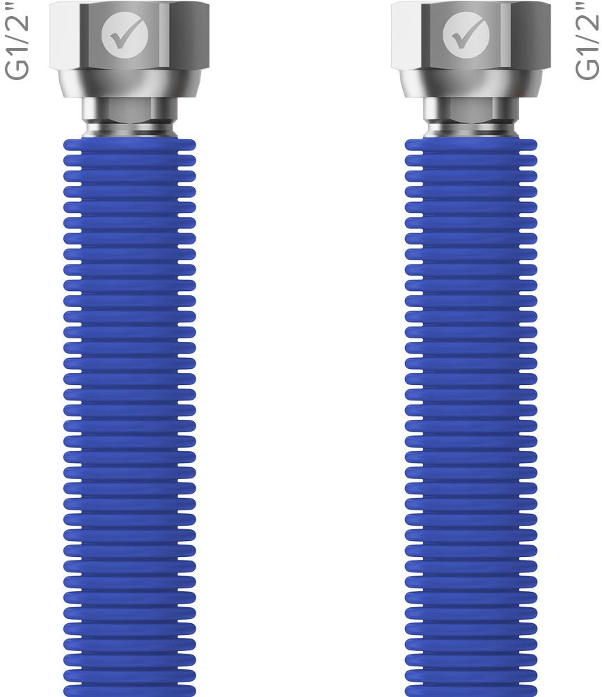MERABELL Hadica Aqua Flexi G1/2"-G1/2" modrá