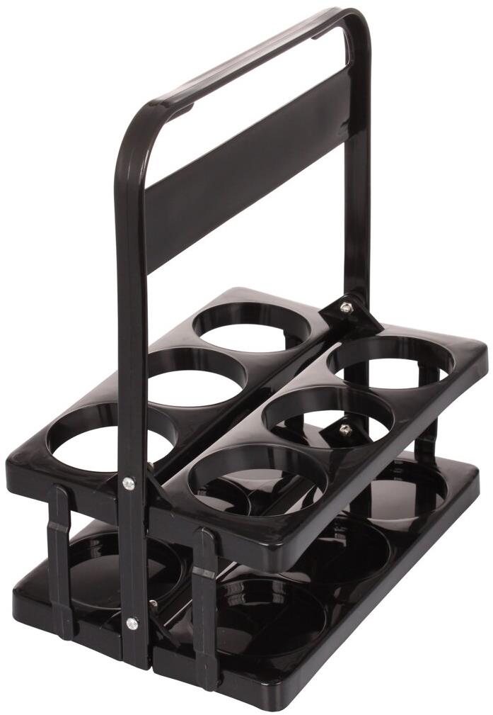 Merco Holder 6 – plastový nosič na 6 fliaš čierny